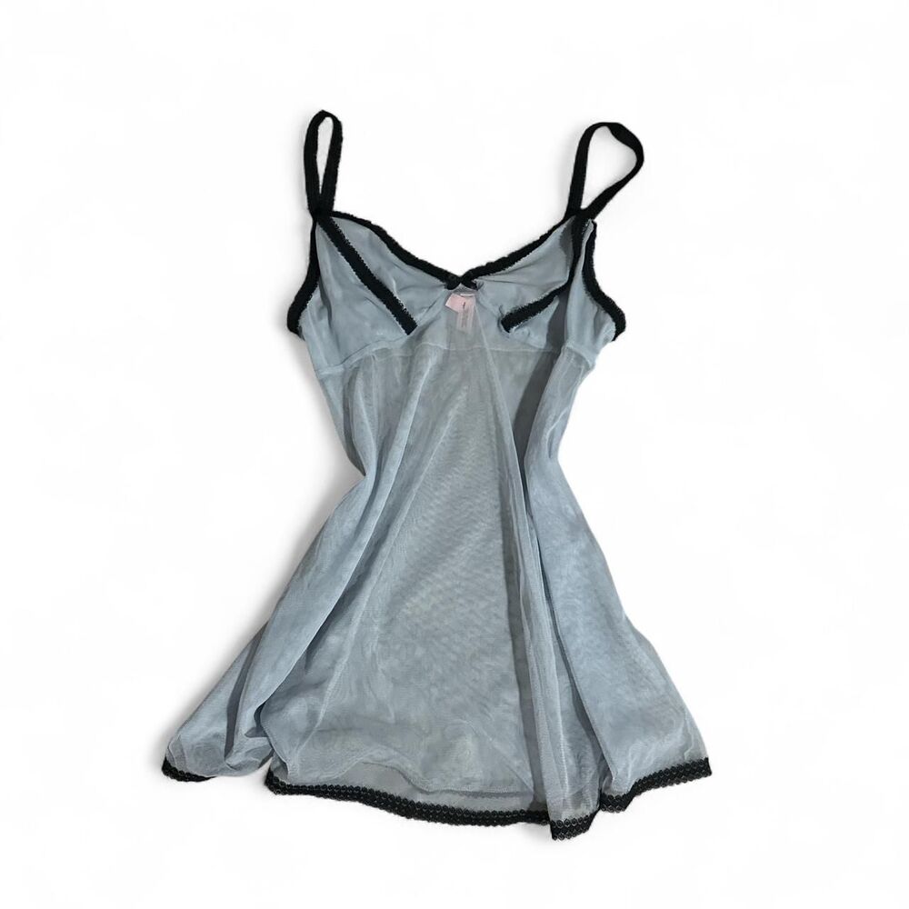 2002 victoria secret lace blue slip tank/dress